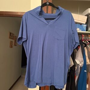 Blue Womens Polo Shirt